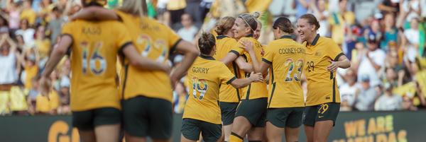 Matildas Celebrating - Tiffany Williams