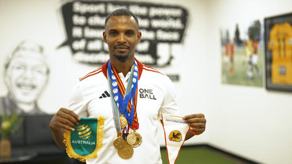 #FootballUnites: Kamal Ibrahim's story from Ethiopia to playing for Australia