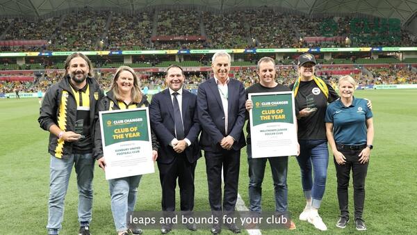 Sunbury United Football Club and Millthorpe Junior Soccer Club named the Metropolitan and Regional Club Changers of the Year